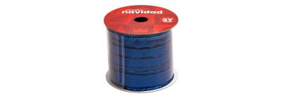 Cinta navideña azul con textura