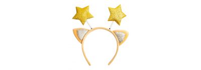 Diadema navideña festiva