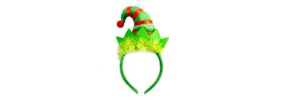 Diadema navideña festiva