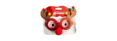 Lentes navideños reno