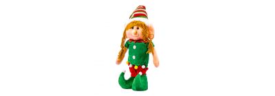 Peluche elfo niña plegable