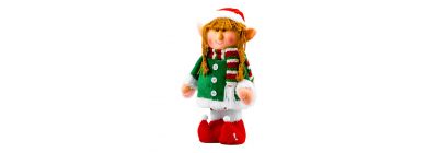 Peluche navideño elfo plegable