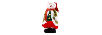 Peluche muñeco nieve plegable