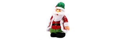 Peluche Santa plegable 65cm