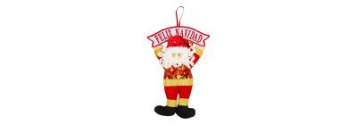 Peluche colgante Santa Navidad