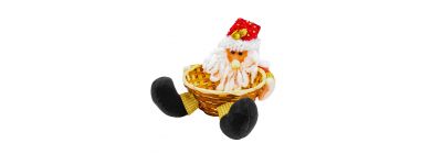 Canasta Santa afelpado 20 cm