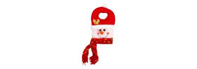 Peluche colgante muñeco nieve