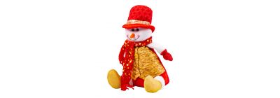 Peluche muñeco nieve 30cm