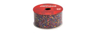 Cinta escarchada multicolor