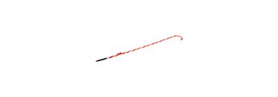 Estaca navideña bastón 120cm rojo y blanco