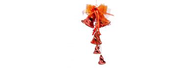 Figura colgante campana con lazo 70cm