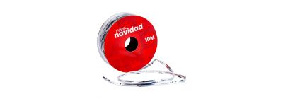 Alambre navideño plateado
