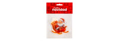 Adhesivo navideño decorativo