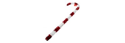 Baston navideño con textura 115cm