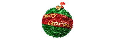 Figura esfera con textura+merry christmas