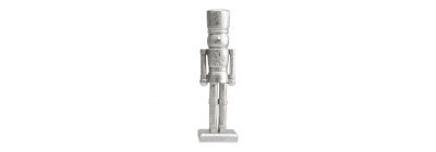 Figura cascanueces plateado