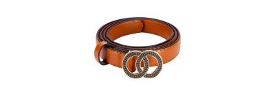 Faja para dama detalle hebilla doble círculo