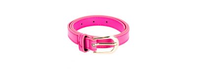 Faja para niña con hebilla fucsia con dorado