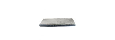 Cama para mascota lisa gris y azul