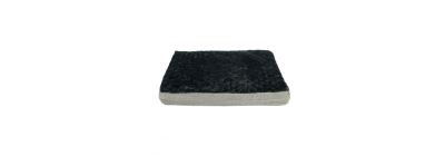 Cama para mascota afelpada gris