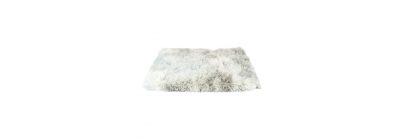 Cama para perro afelpada gris