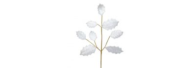 Flor blanca afelpada