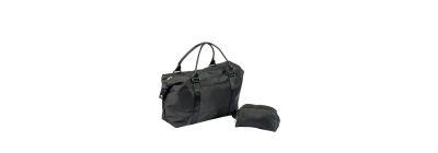 Bolso viaje y cosmetiquera 2pzas negro