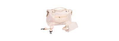 Bolso viaje y cosmetiquera 2pzas beige