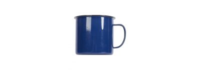 Jarra metalica 700ml azul con negro