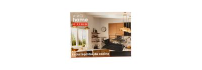 Escurridor metálico liso para platos