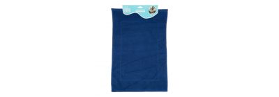 Alfombra azul baño 50x76 cm