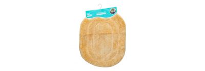 Alfombra afelpada beige elegante