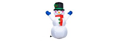 Inflable muñeco de nieve