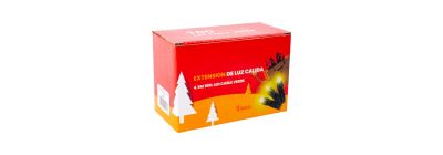 Extensión luz cálida verde