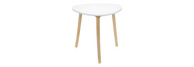 Mesa madera triangular diseño único