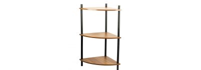 Mueble esquinero metal y madera