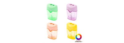 Sacapuntas colores pastel