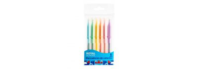 Plumas pincel colores pastel
