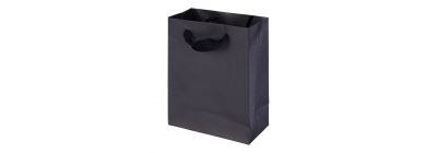 Bolsa de papel negra pequeña