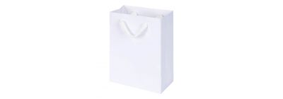 Bolsa de papel blanca pequeña