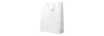 Bolsa cartulina blanca grande