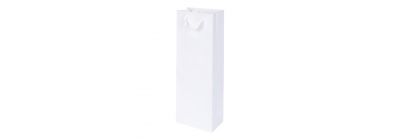 Bolsa cartulina blanca alargada