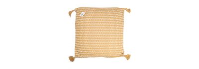 Almohadón decorativo beige blanco