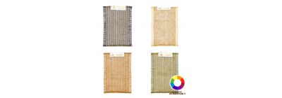 Alfombra fibra rayas moderno