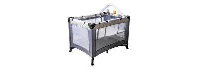 Cuna plegable de dos pisos