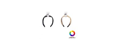 Diadema plástica con relieve surtido