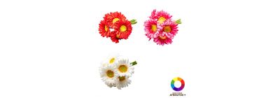 Flor margarita artificial