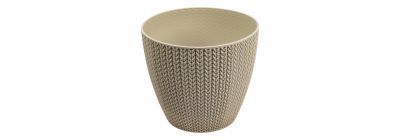 Maceta redonda 5 l blanca