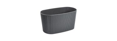 Maceta plástica gris 4.7l