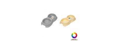 Taza doble para mascotas